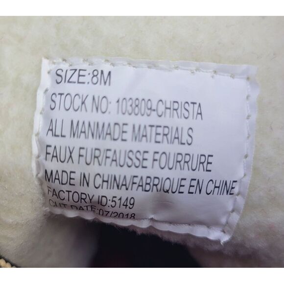 Maurices Women's Whitney Brown Round‎ Toe Lace-Up Ankle Strap Snow Boots Size 8 - Picture 7 of 7